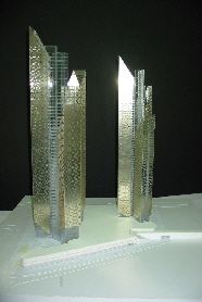 Prototype business and residential towers- Dubai  (1:500)