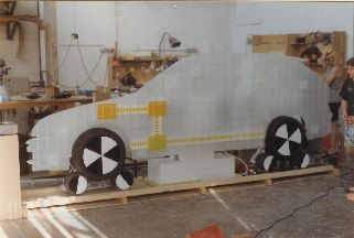 Four wheel  braking  prototype exhibition model (1:1)